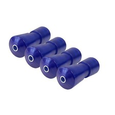 4 Kielrollen massiv 201mm blau Bootsanhänger 8" Rolle Bootstrailer Trailer Boot