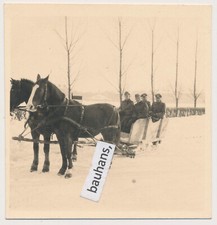 Foto wehrmacht pferdegespann - wehrmacht,