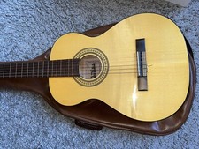 Gitarre mit Ledertasche