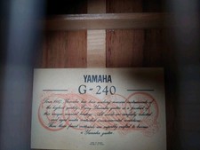 Yamaha G-240 prof. Akustik-Gitarre. Vintage, TAIWAN. Neu besaitet, mit Tasche