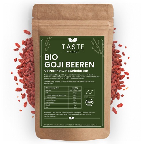 Bio goji beeren getrocknet - |, &