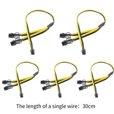 PCI-E 6Pin Male to Dual 8(6+2)