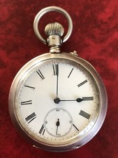 Taschenuhr um 1890  800 Silber