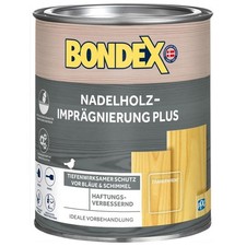 BONDEX Nadelholz-Imprägnierung Plus 2,5 L farblos Grundierung (vorher Ultra)