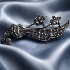 Art Deco  Brosche 935er Silber
