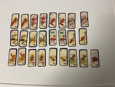 1955 Birkel 7 Hühnchen Miniatur Kartenspiel TIERE Schwarzer Peter