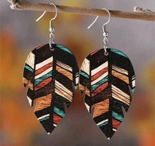 Coole Große Ohrringe BLATT