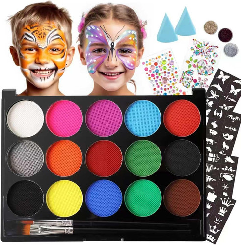 Kinderschminke set farben - kinderschminke, 15
