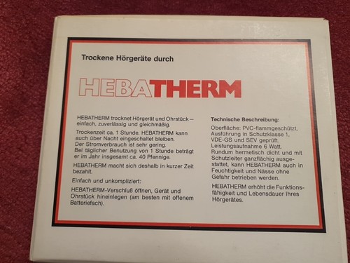 Hörgerätetrockenkissen