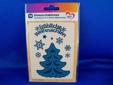 10 Stanzschablonen "Tannenbaum