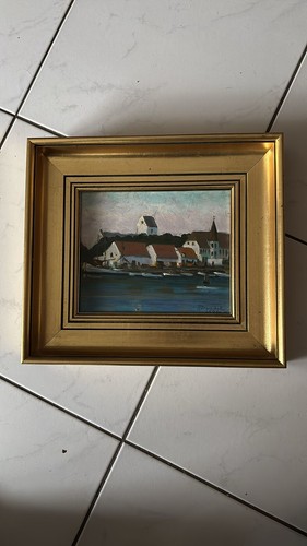 ölgemälde hafen mit rahmen - hafen,