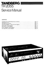 Service Manual-Anleitung für Tandberg TR-2055 
