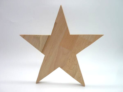 Weihnachtsstern aus holz - aus,