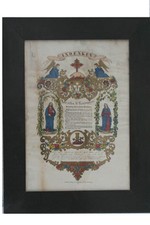 Andenken an die Kommunion 1867