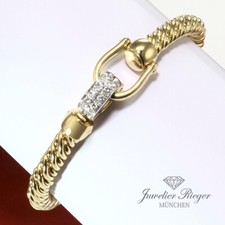 Pomellato Armband Gelbgold 750 Länge 19 cm Diamanten Brillanten ca. 61 gr Gold