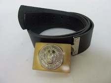 Set WH Koppelschloß Gott mit Uns Reichswehr Wehrmacht + Koppel Lederkoppel Mess