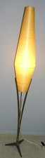 Rocket Lamp Fieberglas STEHLAMPE 50er 60er Sputnik  retro vintage TÜTENLAMPE