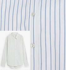 Damen Bluse weiß mit Streifen