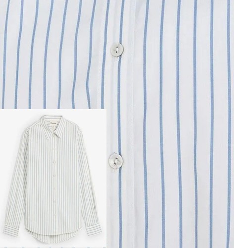 Damen bluse weiß mit - damen, streifen