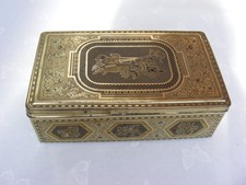 Rarität - Haribo Lakritzen Bonn - Blechdose - römische Historie - goldfarben