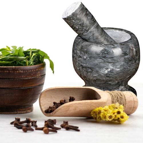 Mörser marmor gewürz mühle - mörser,