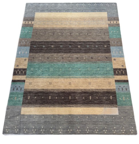 Moderner gabbeh teppich wolle - moderner,