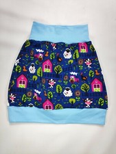 Rock handmade dunkelblau Bauernhof Tiere Winterrock, Sommerrock