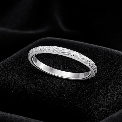 Sterlingsilber bandring mit - sterlingsilber,