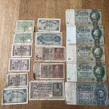 16 Banknoten Deutsches Reich