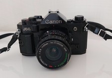 Canon A-1 analoge Spiegelreflexkamera inkl. 28mm Objektiv