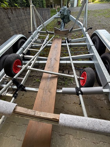 Slipwagen für jolle segelboot - slipwagen,