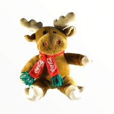 McDonalds Singender Elch Rudi 2001 Coca Cola Vintage Stoff- Plüschtier singen