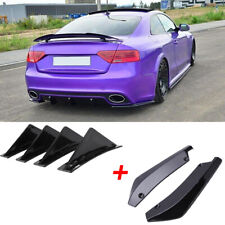 Gloss Stoßstange Lippe Splitter Diffusor Heckspoiler Shark Chin für Audi RS5 8T