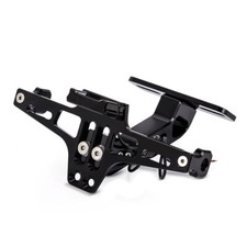 Motorrad Kennzeichenhalter / Nummernschildhalter NH2 mit Beleuchtung gebraucht