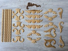 Vintage Holz geschnitzt geprägt dekorative Ornament.