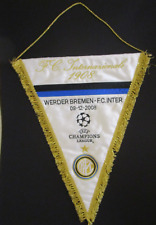 Original Übergabewimpel  Werder Bremen-Inter Mailand 09.12.2008 Champions League