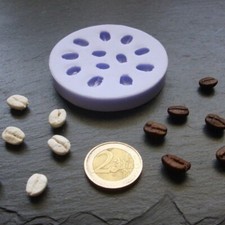 Silikonform Kaffeebohnen 12tlg