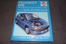 Reparaturanleitung Reparaturhandbuch Peugeot 206 1998 bis 2001 sehr gut