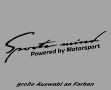 Sports Mind 20cm Auto Aufkleber Sticker JDM FUN Tuning Powered by Motorsport