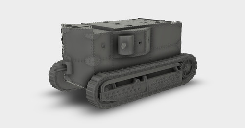 Holt gas electric tank panzer - gas-electric,