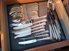 Schönes Tafelsilber Auerhahn