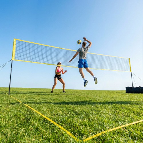 Sportnow volleyballnetz set - sportnow,