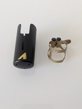 Vandoren M|O (MO) Ligatur Sopransaxophon VG (Aged Gold) [Saxofon-Blattschraube]