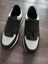 Sneaker,Turnschuhe, Kunstleder Schwarz Weiss Gr.38 TOP!