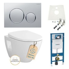 Geberit Sigma Spülkasten Vento WC spülrandlos Drückerplatte Komplettset