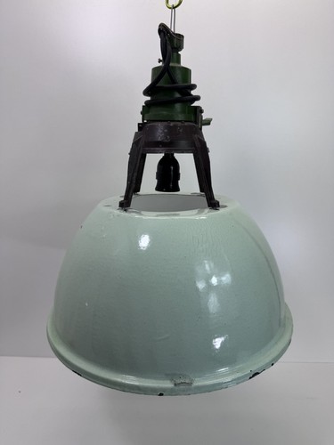 Alte fabriklampe emaille lampe - alte,