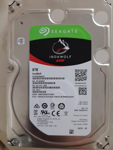 Seagate ironwolf nas hdd 8tb - seagate,