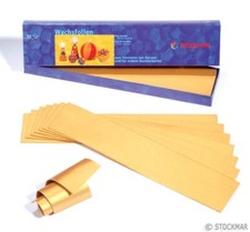 12 Wachsfolien einer Farbe