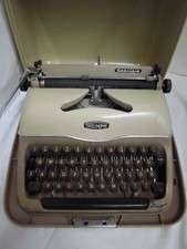 50er 60er Reiseschreibmaschine Triumph Gabriele im Koffer  Vintage  50s 60s