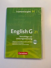 CD English G 21 D3 Vorschläge zur Leistungsmessung ISBN 978-3-06-032062-2